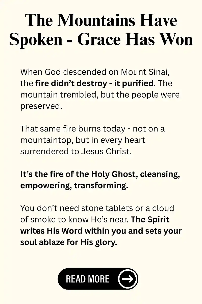 Biblical Events on Mt Sinai (Mount Horeb)