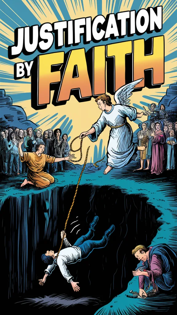 standing before the throne of God