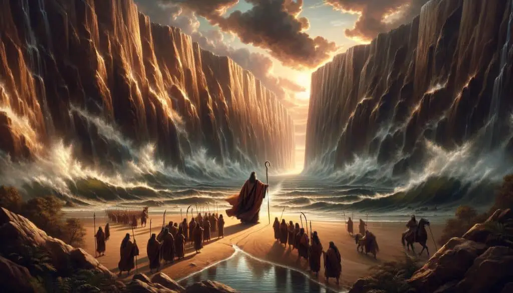 Moses' Unwavering Faith and the Parting of the Red Sea