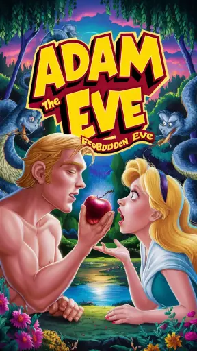 Adam and Eve Eat the Forbidden Fruit