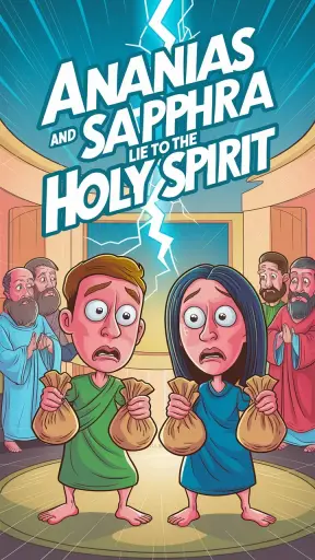 Ananias and Sapphira Lie to the Holy Spirit