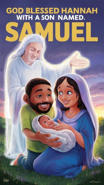 God blessed Hannah with a son named Samuel