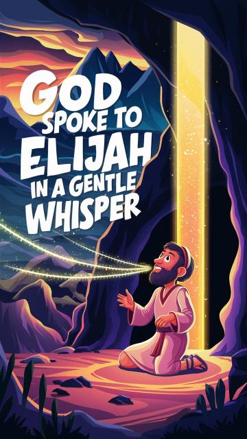 God spoke to Elijah in a gentle whisper