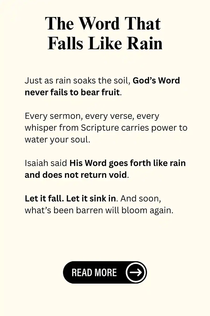 God’s Word never fails