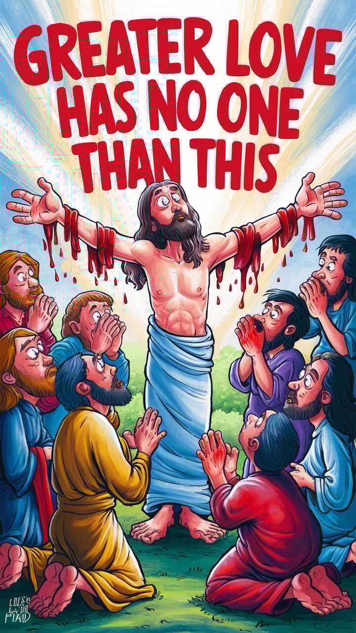 Greater love has no one than this: to lay down one's life for one's friends.