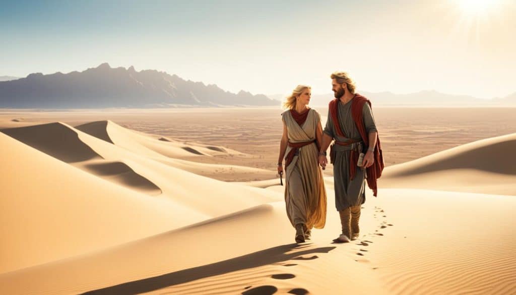 Hagar and Ishmael in the Desert