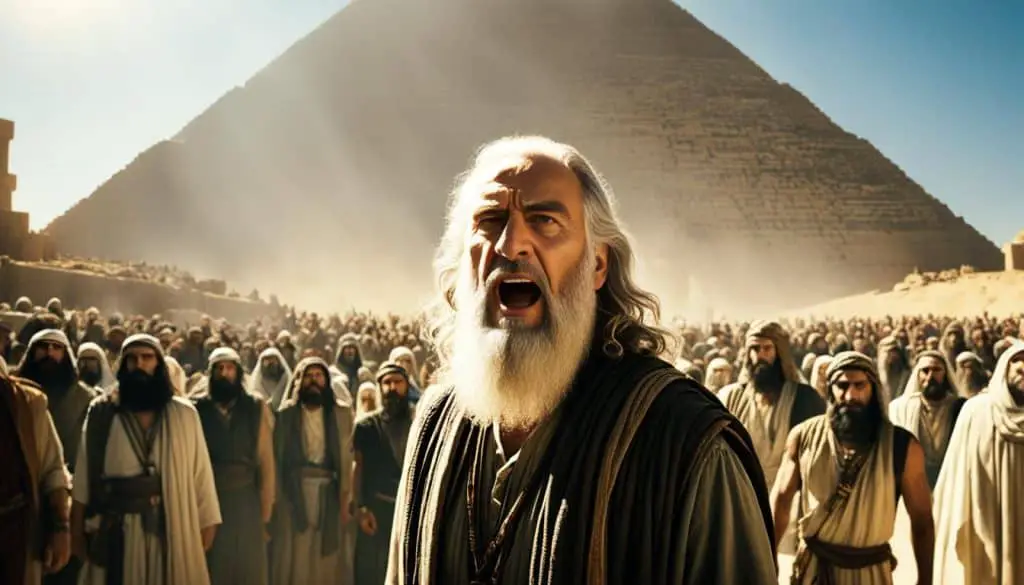 Moses' concern for the Israelites