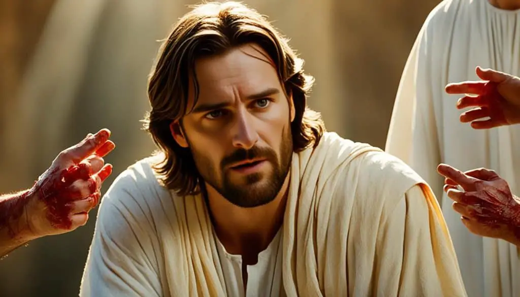 Thomas Doubting Jesus' Resurrection