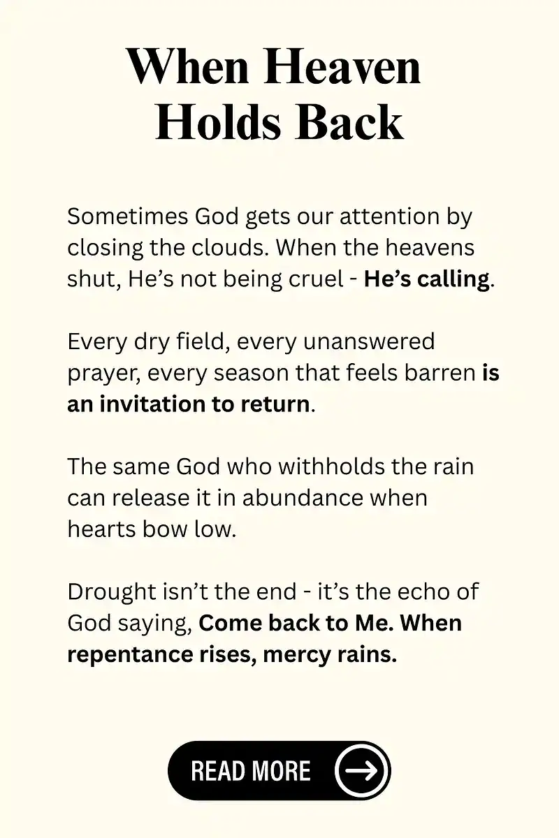 Droughts in the Bible