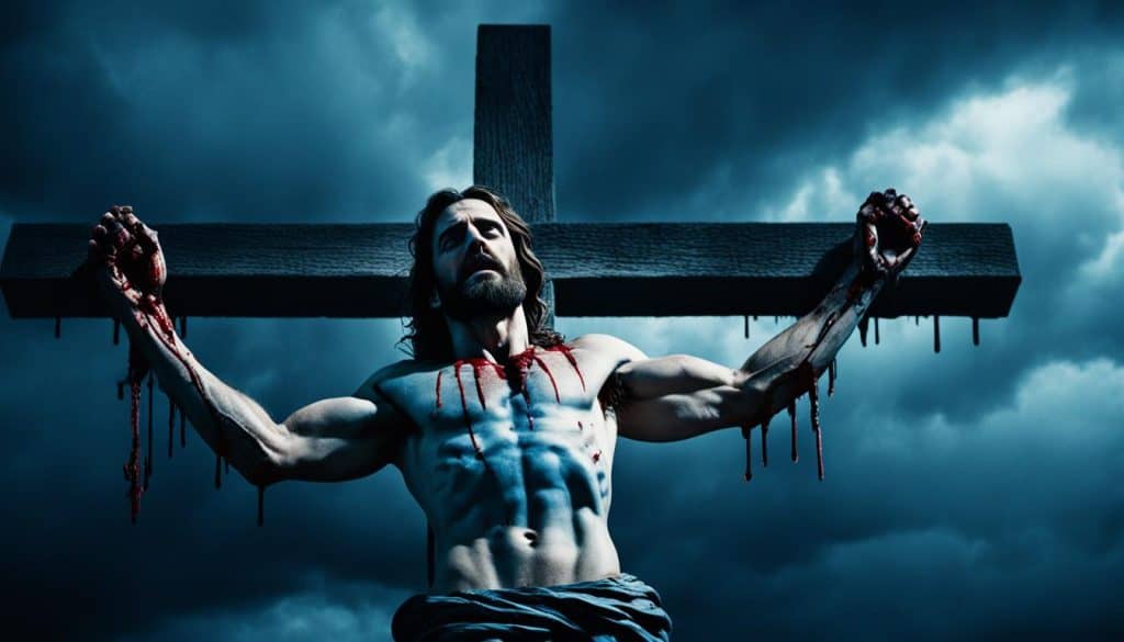 dying on the cross