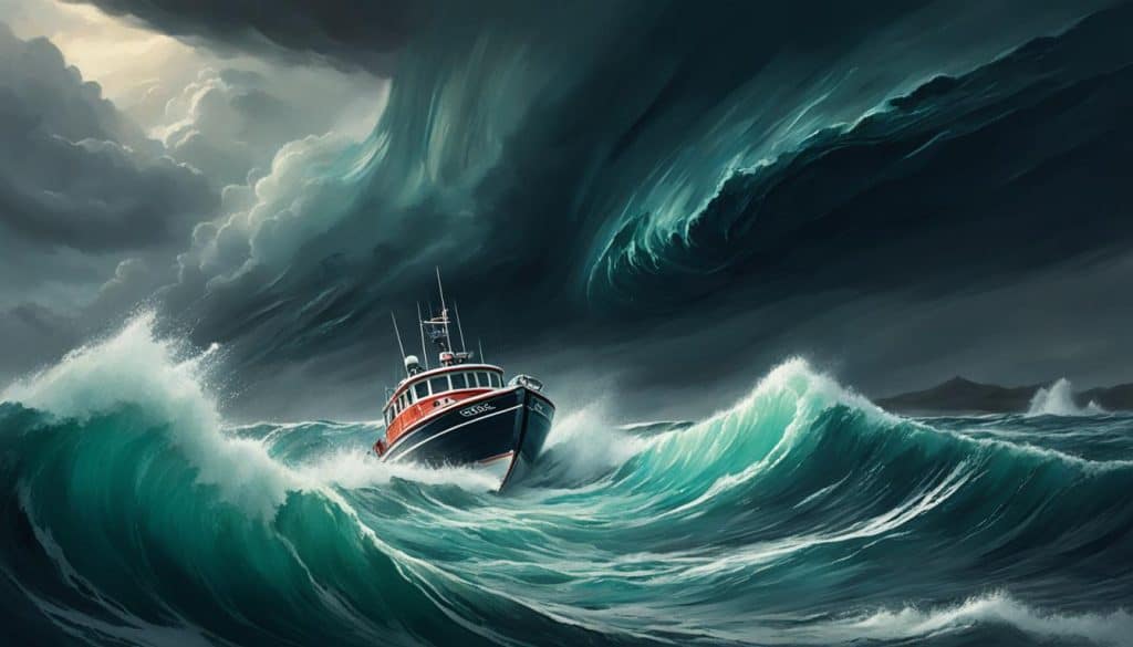 jonah's storm at sea