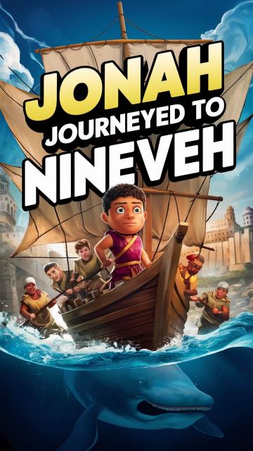 Jonah journeyed to Nineveh