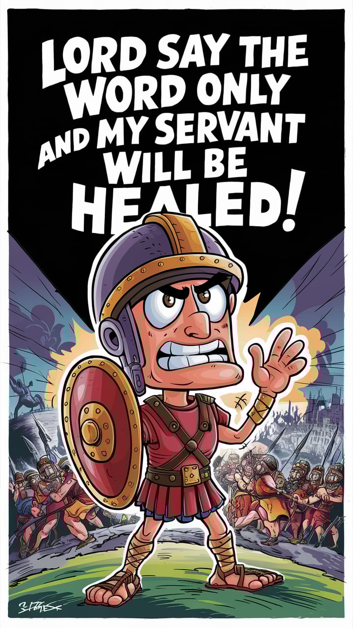 Lord, I am not worthy to have you come under my roof, but only say the word, and my servant will be healed