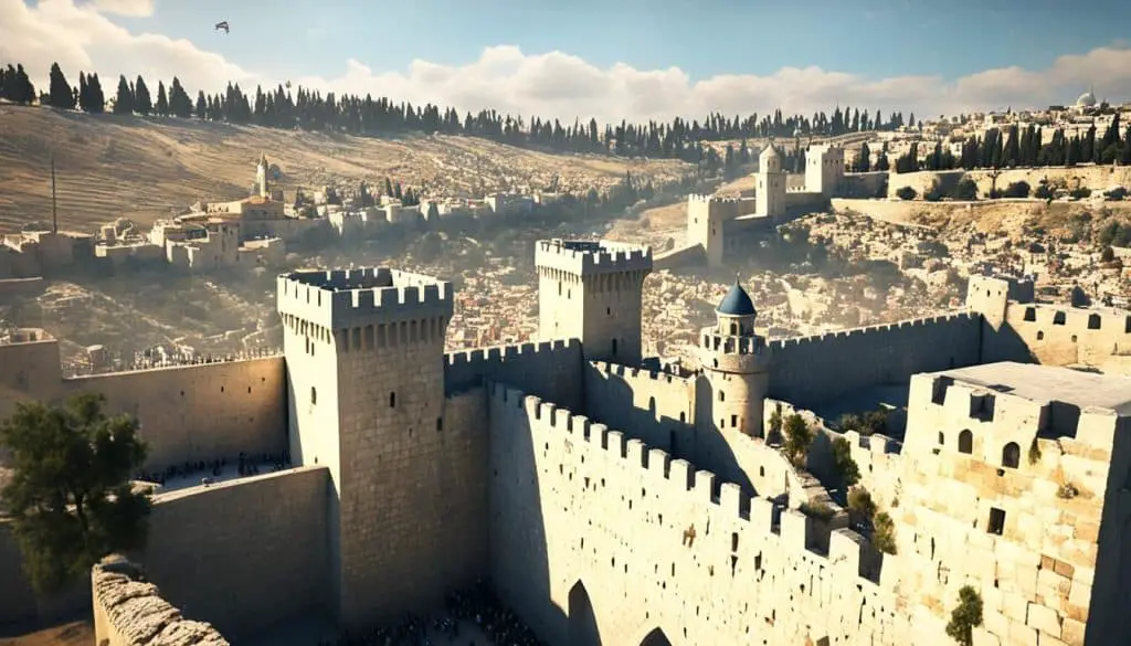 Walls of Jerusalem Maccabean Fortifications