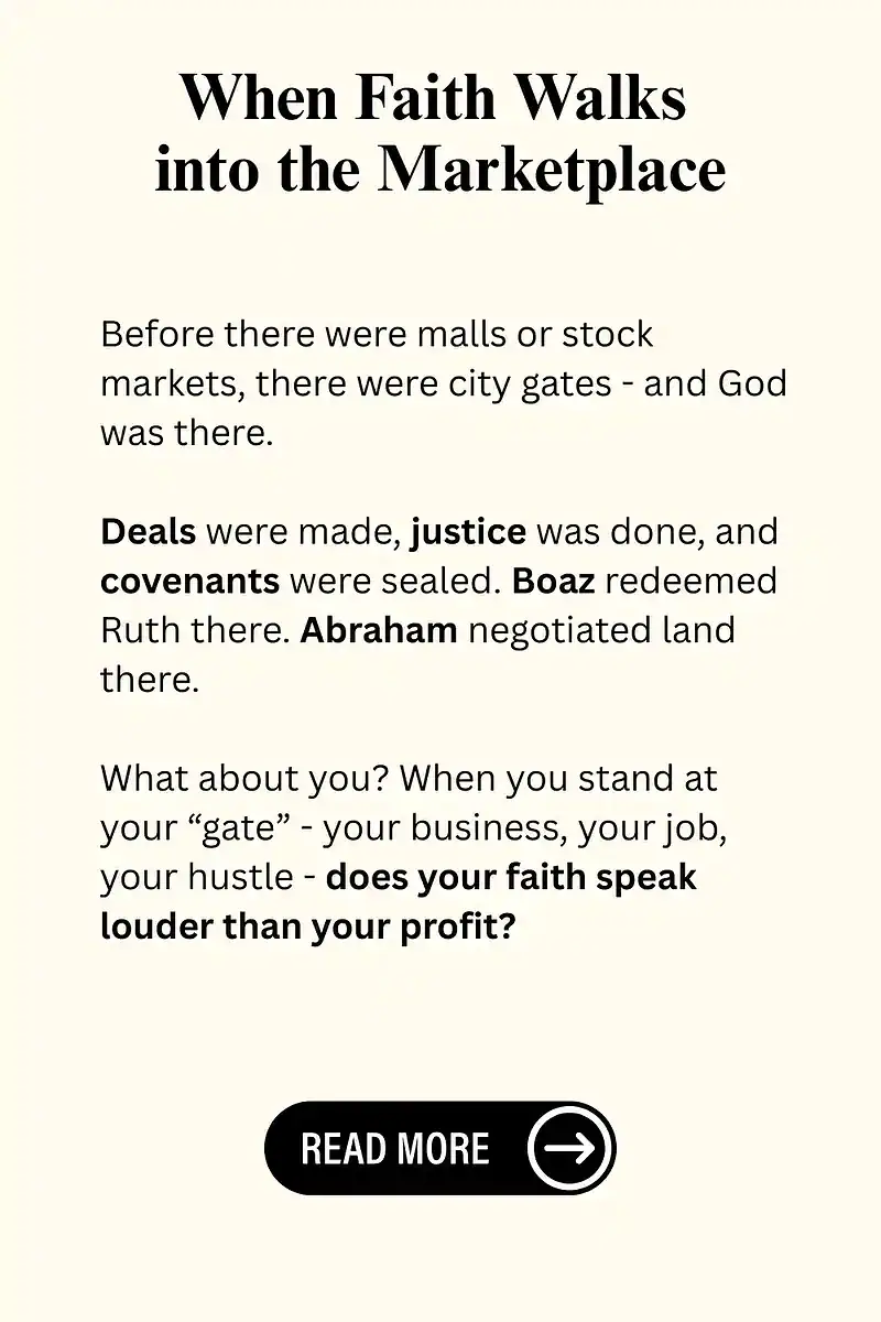 Marketplaces in the Bible
