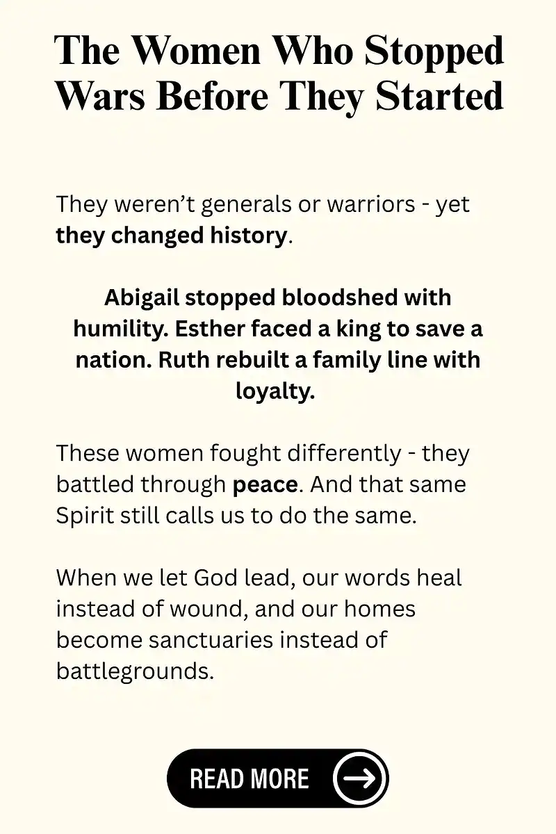 Women Who Fostered Peace