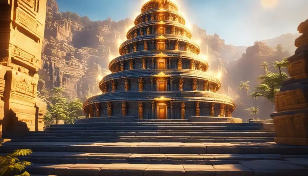 Ezekiel's vision of the Glorious Temple