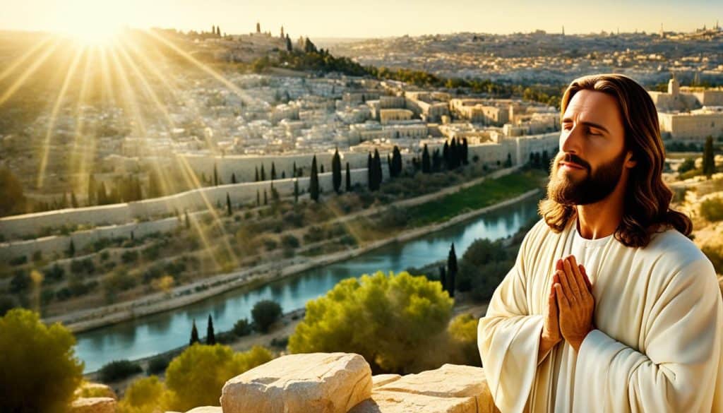 Jesus Praying for Jerusalem’s Peace