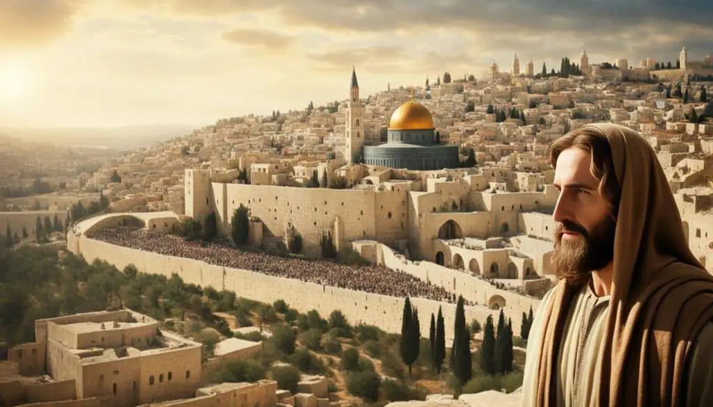 Jesus Weeping Over Jerusalem