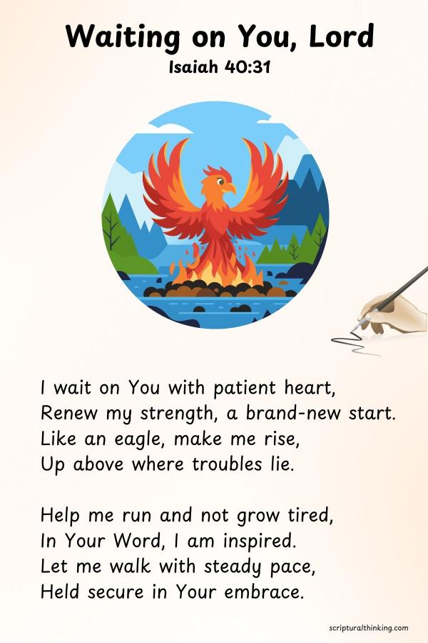 Renew my strength, a brand-new start