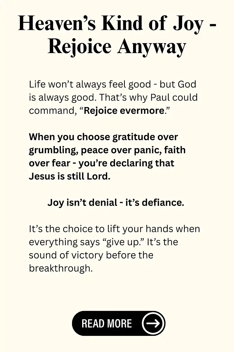 Joy That Doesn’t Break