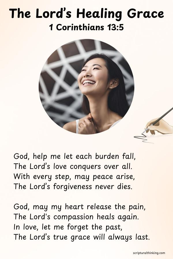 What does it take to love in a way that mirrors God’s perfect example? When offenses come, do we hold them tight, or let them go in pursuit of peace? This poem invites reflection on how God’s love enables us to forgive, restoring and strengthening relationships.