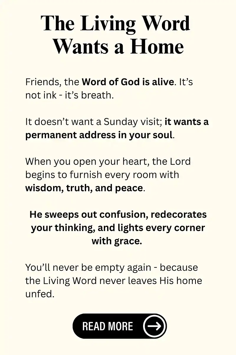 Let the Word of Christ Dwell in You Richly