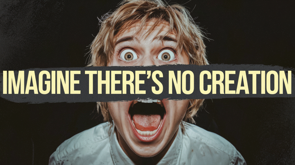 Imagine There’s No Creation