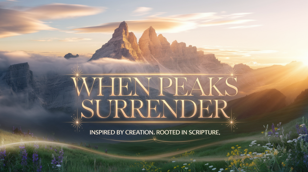 When Peaks Surrender