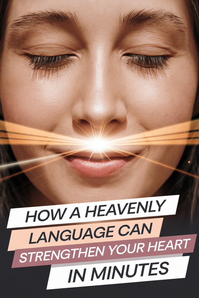 Many find quick encouragement by praying in a God-given language that bypasses human limits.