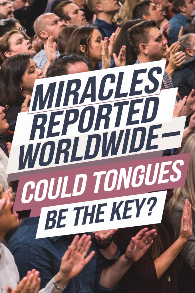 Many healings and wonders have been reported in the atmosphere of Spirit-filled prayer, including tongues.