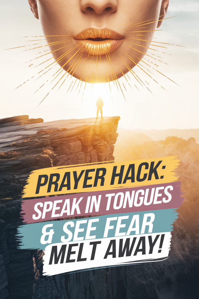 Tongues can help replace anxiety with peace and boldness in prayer.