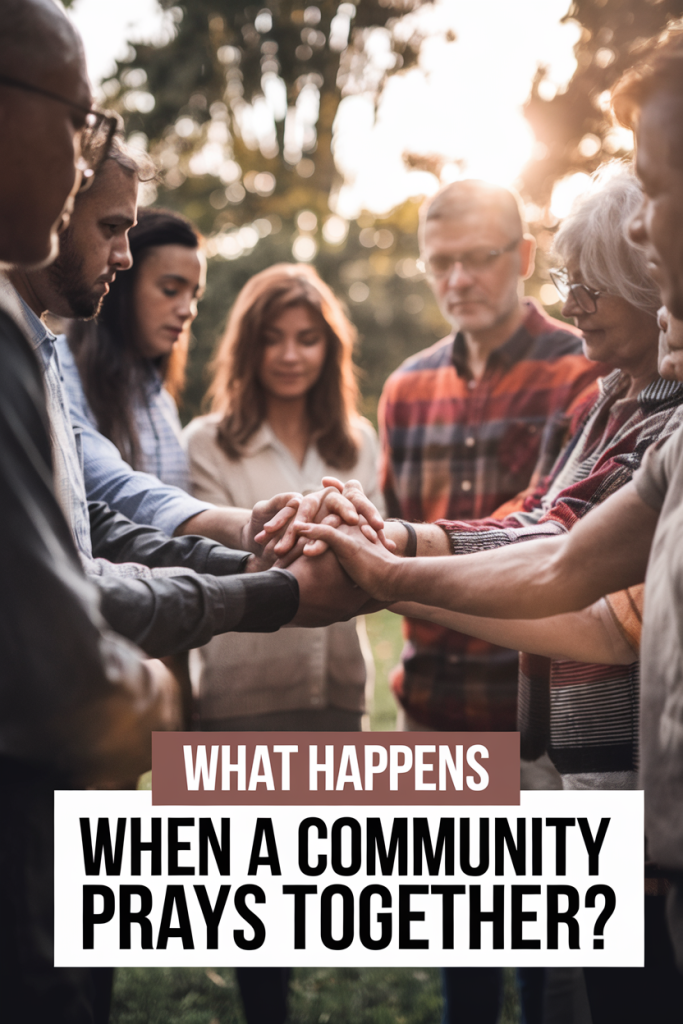What Happens When a Community Prays Together