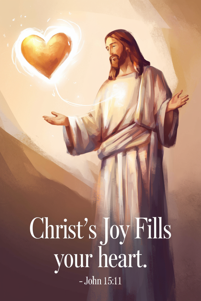 Christ’s joy fills your heart