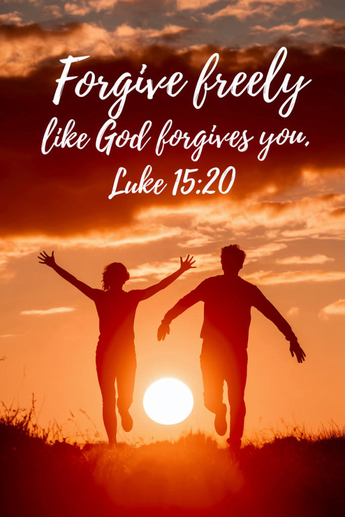 Forgive freely like God forgives you