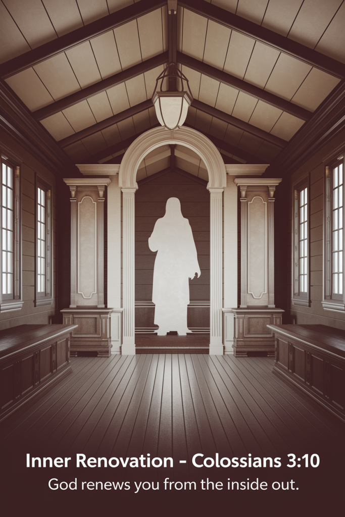 God renews you from the inside out