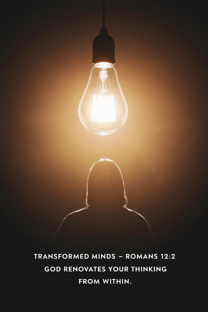 God renovates your thinking from within