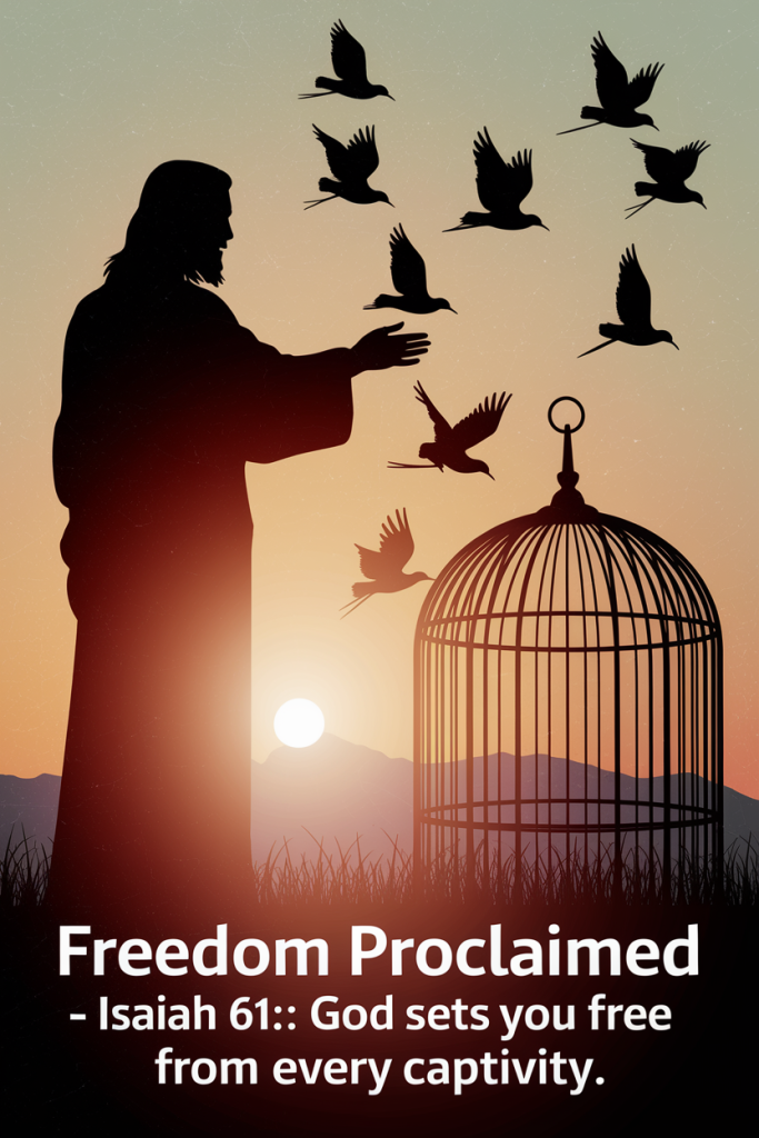 God sets you free from every captivity