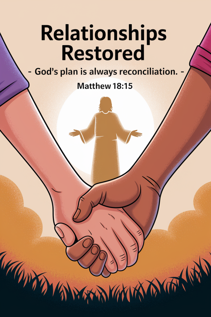 God's plan is always reconciliation