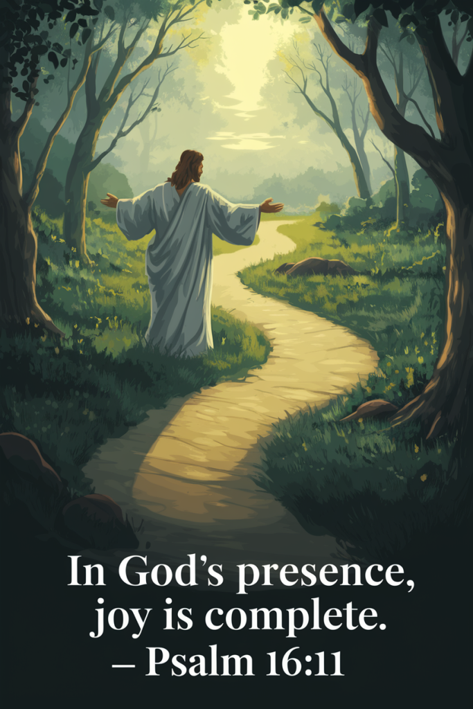 In God’s presence, joy is complete