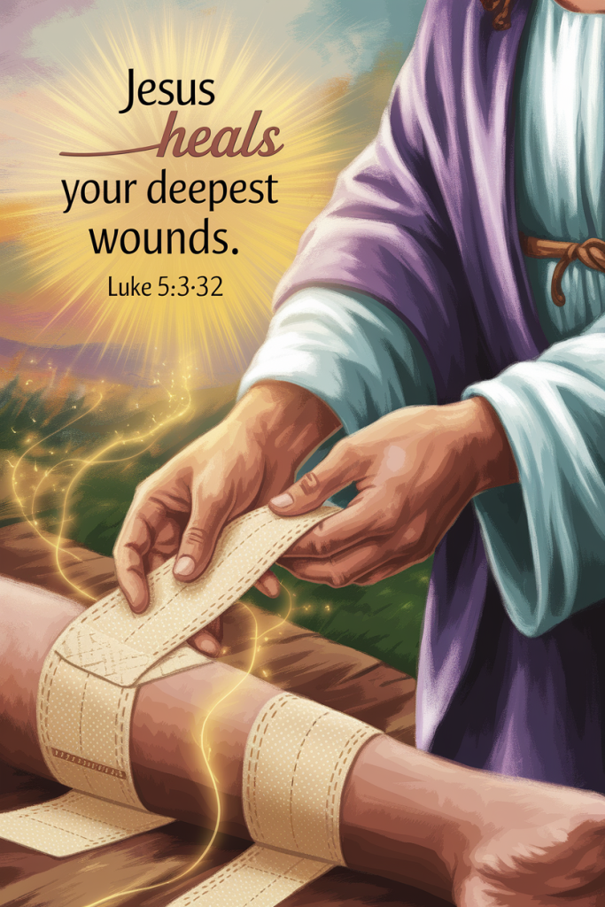 Jesus heals your deepest wounds