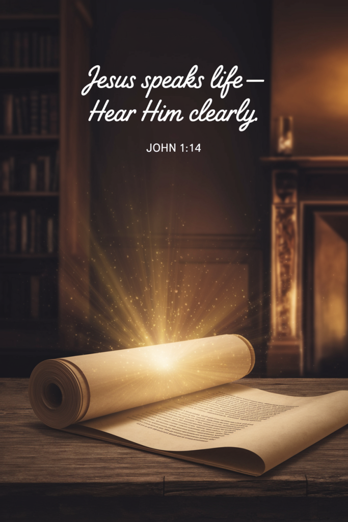 Jesus speaks life—hear Him clearly