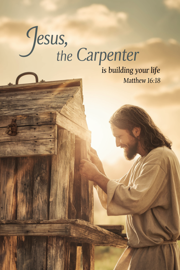 Jesus, the Carpenter, is building your life