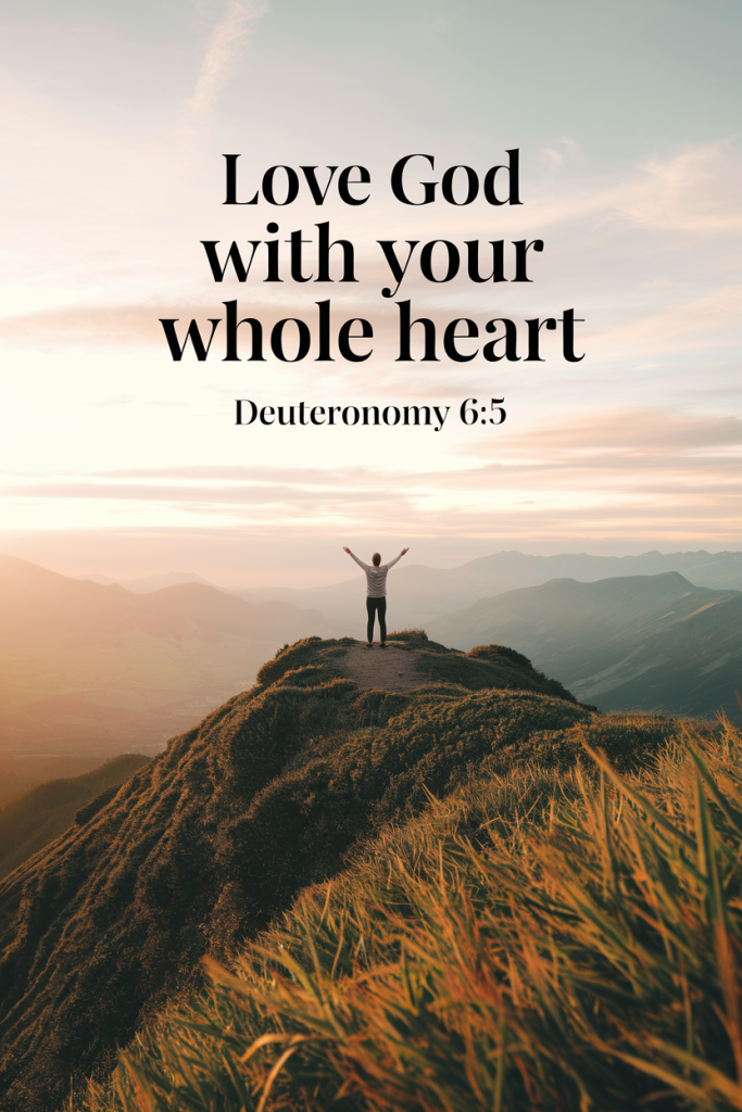 Love God with your whole heart