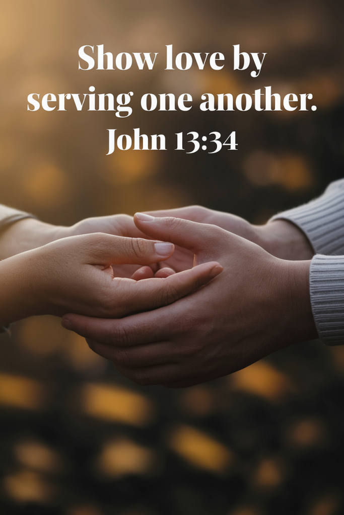 Show love by serving one another