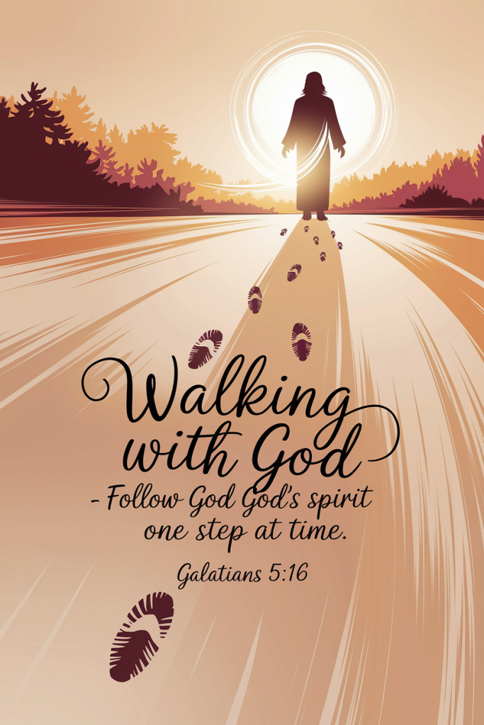 Walking with God - Follow God’s Spirit one step at a time