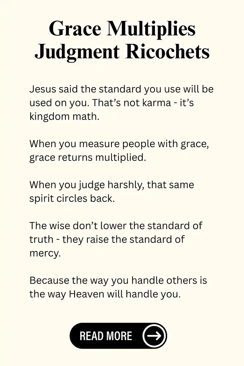 Bible Study About Judging Others