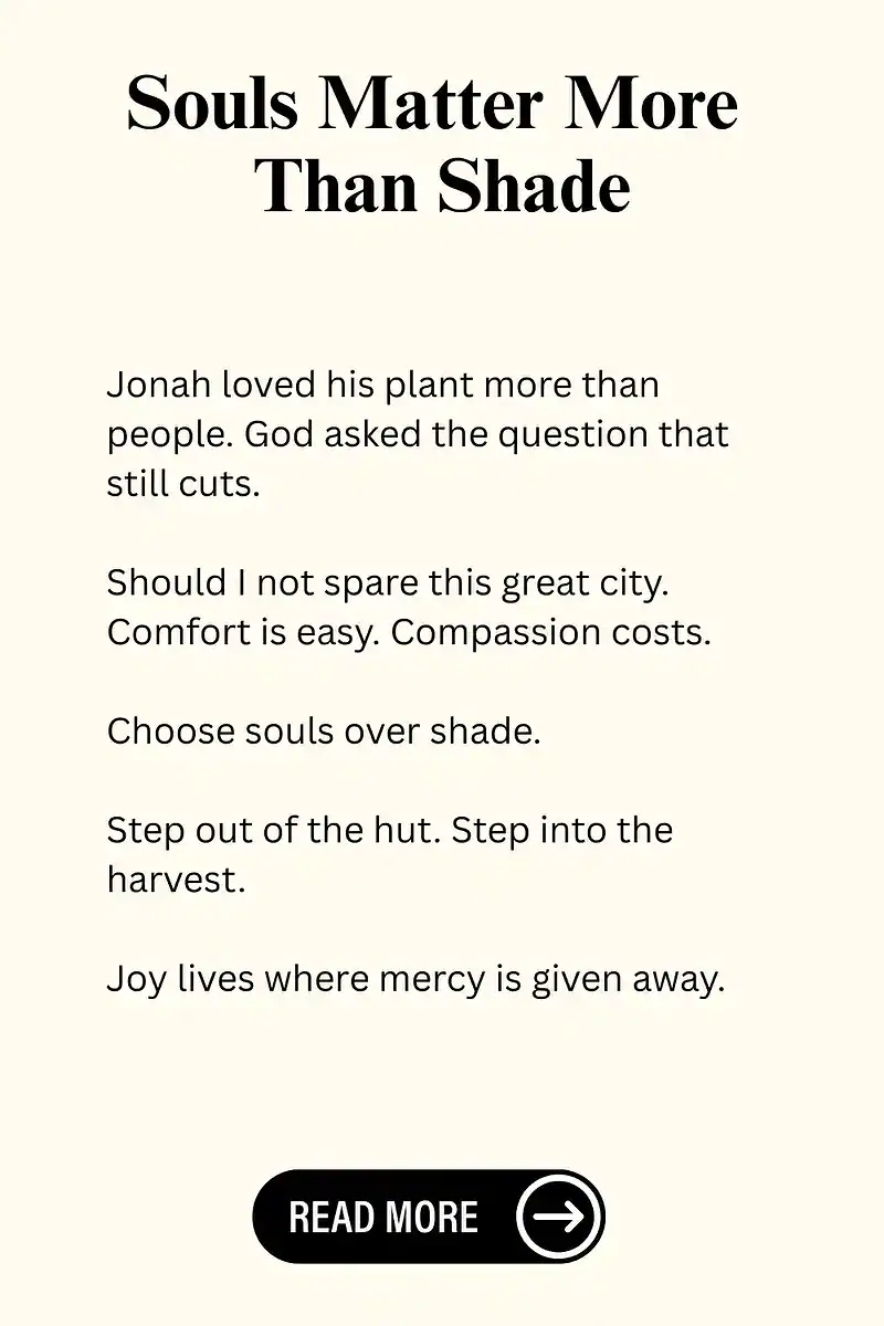 Bible Study About Jonah