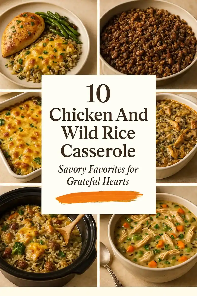 Chicken And Wild Rice Casserole