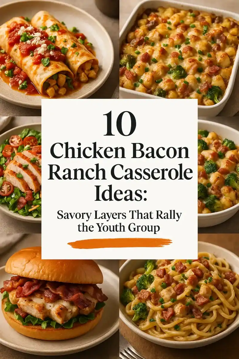 Chicken Bacon Ranch Casserole